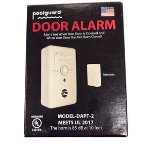 Poolguard DAPT-2 Child Safety Swimming Pool Door Gate Sensor Alarm 85 dB at 10ft